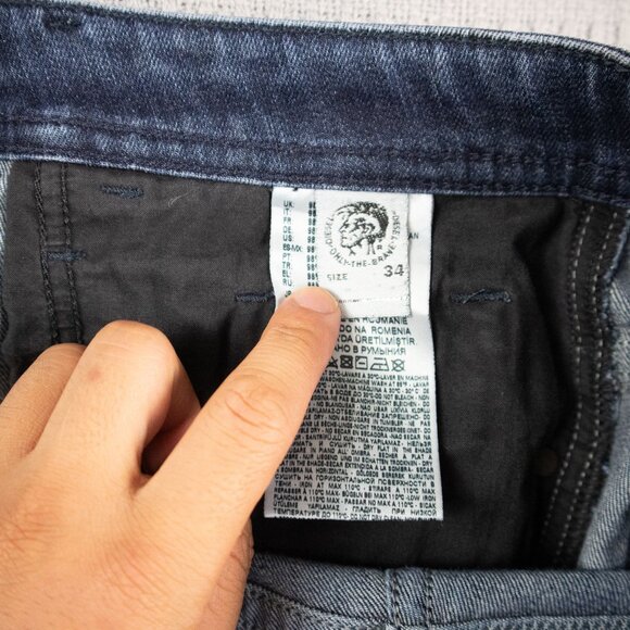 Diesel Thommer Slim Skinny Jeans 34x32 - Picture 5 of 8